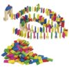 120 pcs Colourful Wooden Set for Kids Educational Building Wooden Blocks Toy