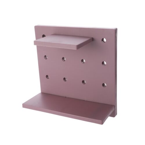 Wall Mount Peg Board Organizer Storage Shelf