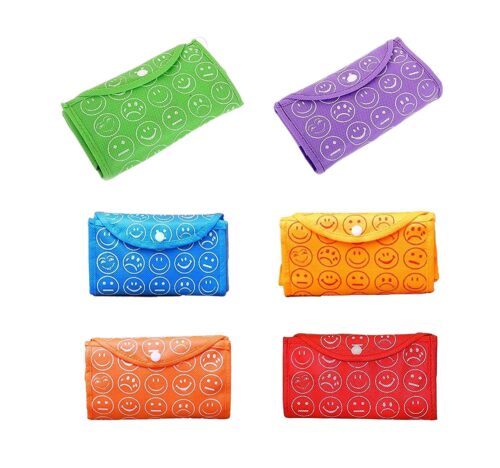 Foldable Smiley Shopping Bag