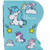 Expandable Metal Book Holder Shelf Rack - Unicorn