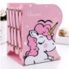 Expandable Metal Book Holder Shelf Rack - Unicorn