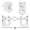 Expandable Metal Book Holder Shelf Rack - Unicorn