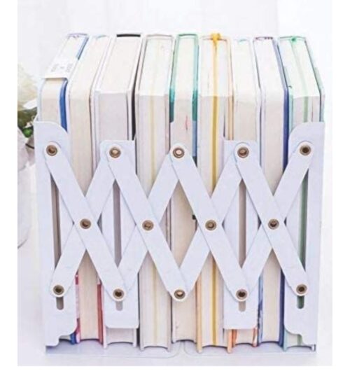 Expandable Metal Book Holder Shelf Rack - Unicorn