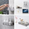 Multipurpose Kitchen Bathroom Rectangular Shelf / Rack