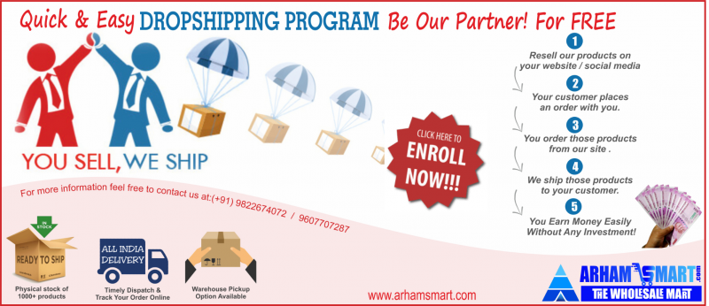Join Our Dropship Program & Resell Our Products!