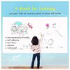 Self Adhesive Erasable White Board Sticker with Marker