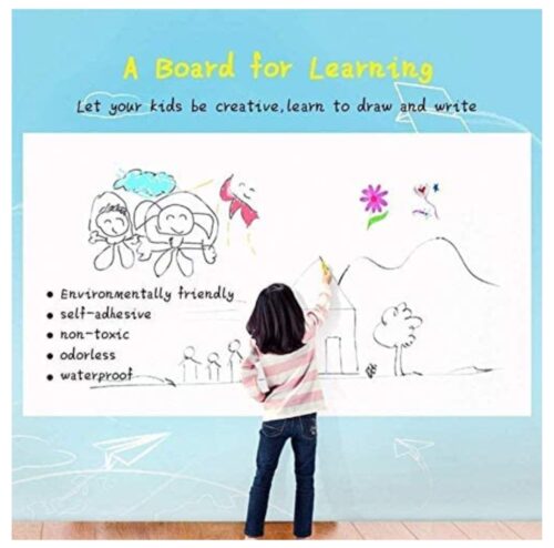 Self Adhesive Erasable White Board Sticker with Marker