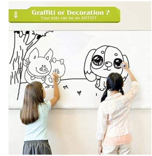 Self Adhesive Erasable White Board Sticker with Marker