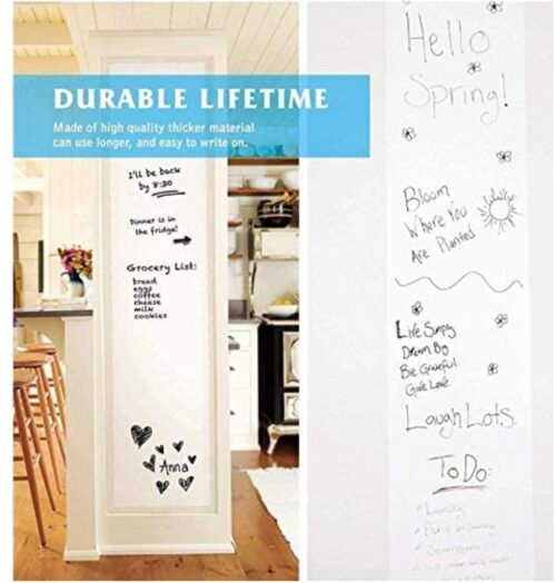 Self Adhesive Erasable White Board Sticker with Marker