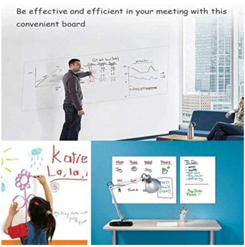 Self Adhesive Erasable White Board Sticker with Marker