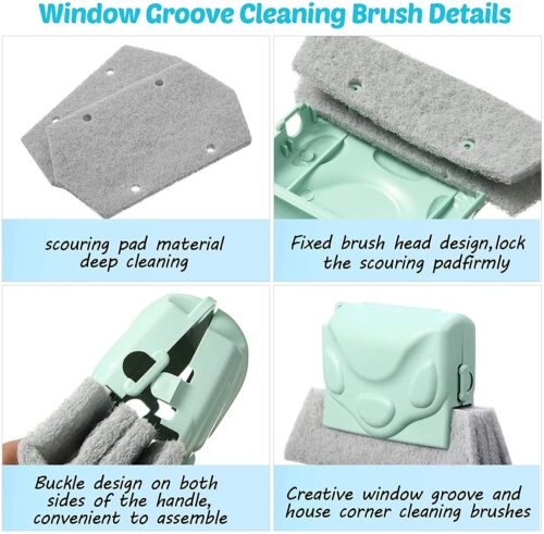 Sliding Window Scrubbing Brush - Pack of 1