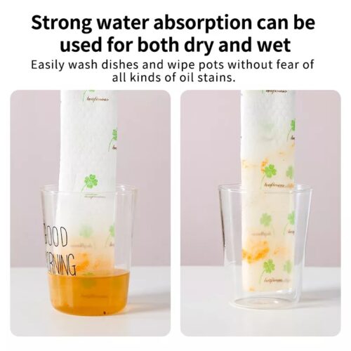 Multipurpose Reusable Paper Kitchen Tissue Roll / Paper Towel / Wipes - 1 Roll