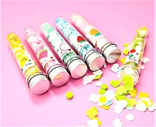 Flower Design Clean Soft Foaming Paper Soap Petals in Tube Shape Bottle