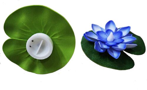 Water Sensor Flameless Lotus LED Candle Tea Lights - Set of 6