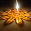 ARHAM Multicolor Reflection Diyas - Lakshmi Kamal - लक्ष्मी कमल