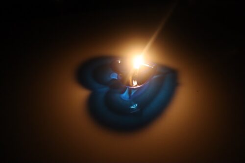 ARHAM Multicolor Reflection Diyas - Hridayam - हृदयम्