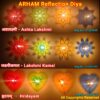 ARHAM Multicolor Reflection Diyas - Set of 12 Diyas - Premium Quality