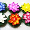 Water Sensor Flameless Lotus LED Candle Tea Lights - Set of 6