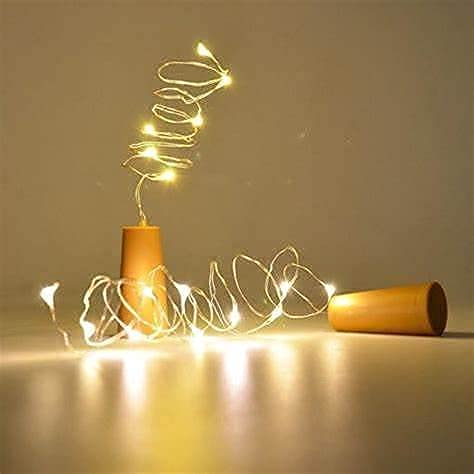 20 LED Bottle Cork String Lights - 2 Meter - Pack of 5