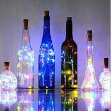 20 LED Bottle Cork String Lights - 2 Meter - Pack of 5