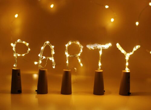 20 LED Bottle Cork String Lights - 2 Meter - Pack of 5