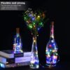 20 LED Bottle Cork String Lights - 2 Meter - Pack of 5