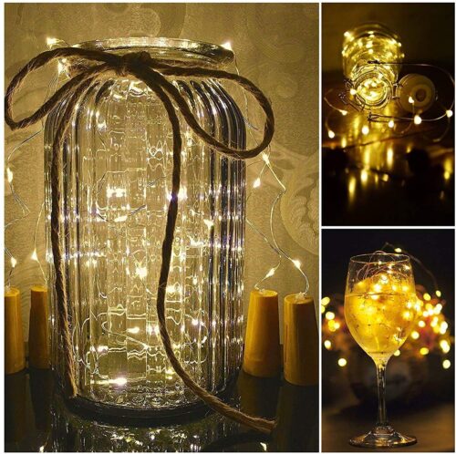20 LED Bottle Cork String Lights - 2 Meter - Pack of 5