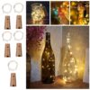 20 LED Bottle Cork String Lights - 2 Meter - Pack of 5