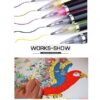 Neon Metal Color Pen Set of 12