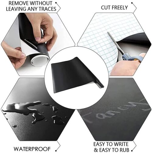 Self Adhesive Erasable Blackboard Sticker For Writing with Chalk