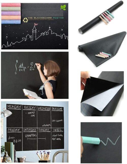 Self Adhesive Erasable Blackboard Sticker For Writing with Chalk