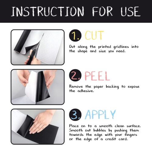 Self Adhesive Erasable Blackboard Sticker For Writing with Chalk
