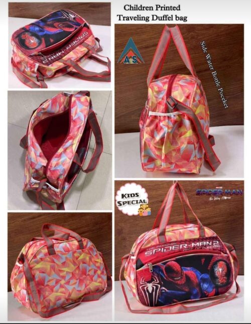 Cartoon Print Kids Travel Bag