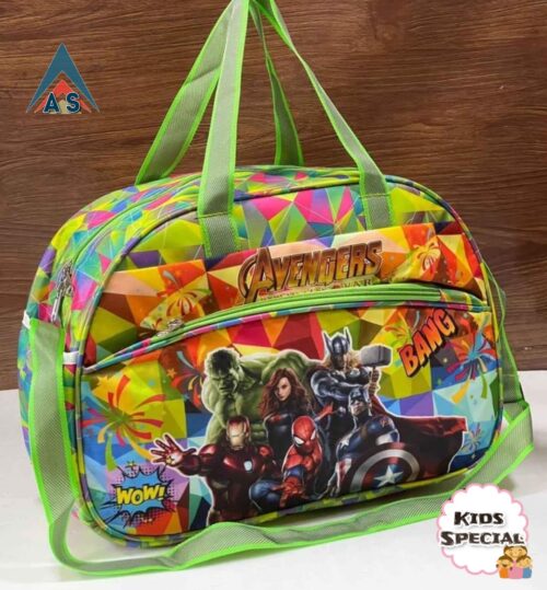 Cartoon Print Kids Travel Bag