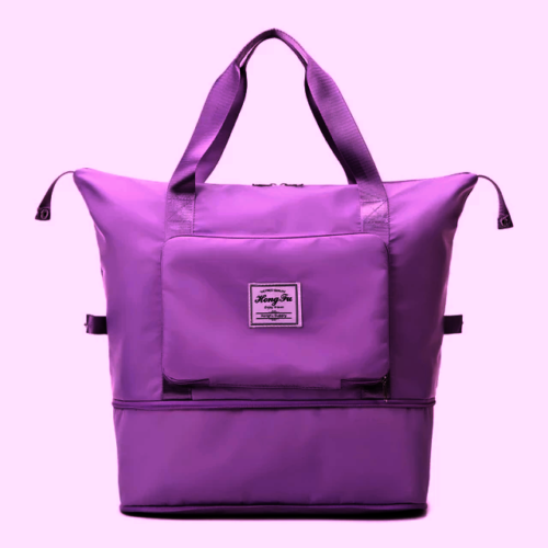 Foldable Expandable Travel Bag with Pouch