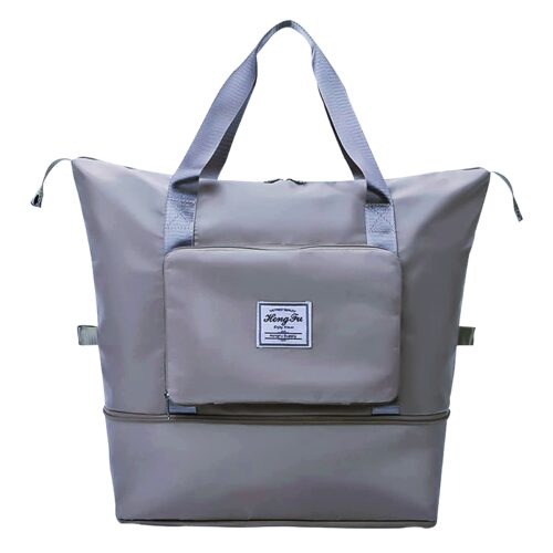 Foldable Expandable Travel Bag with Pouch - Premium Heavy Imported Quality