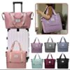 Foldable Expandable Travel Bag with Pouch
