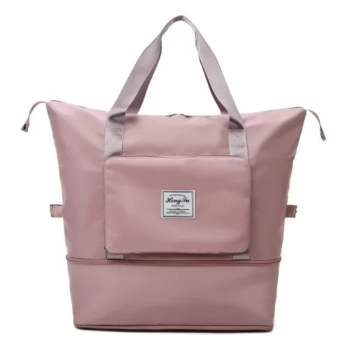 Foldable Expandable Travel Bag with Pouch