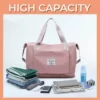 Foldable Expandable Travel Bag with Pouch
