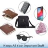 Unisex Crossbody Sports Sling Messenger Bag - Vertical