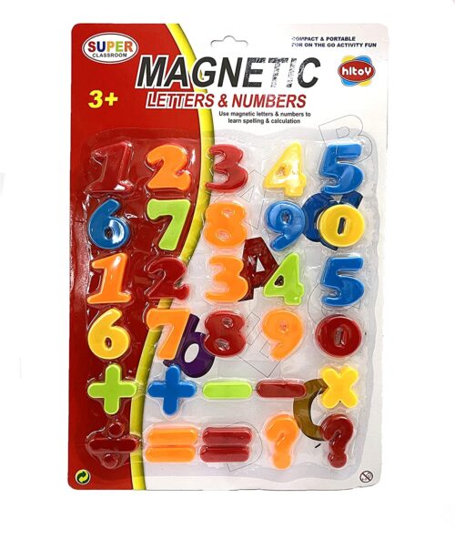 Magnetic Combo of Capital Letters & Numbers for Educating Kids in Fun