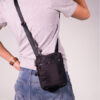 Unisex Crossbody Sports Sling Messenger Bag - Vertical