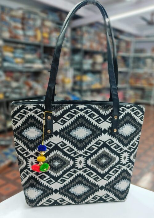 Traditional Jacquard Tote Bag