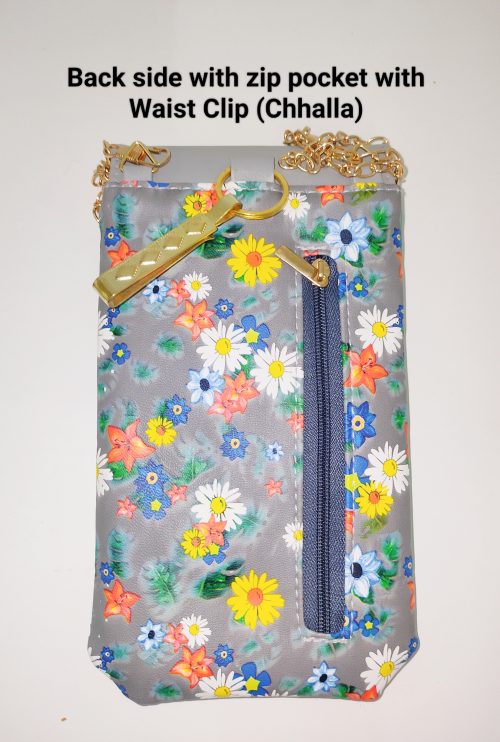 Flower Mobile Sling with Waist Clip ( Chhalla)