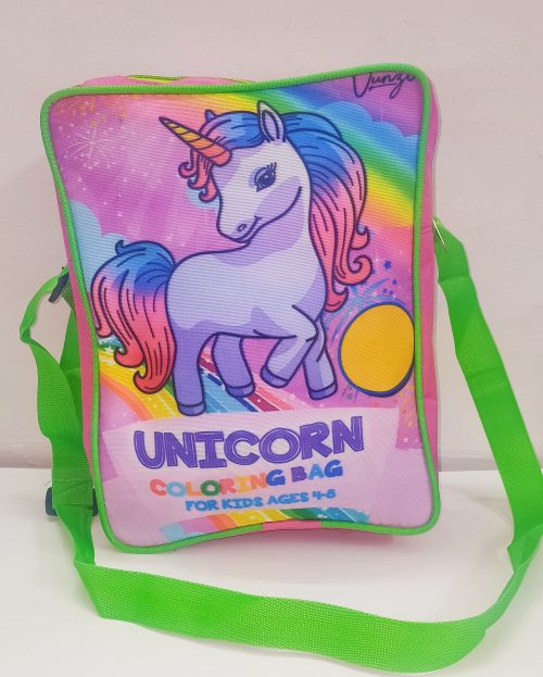 Kids Cartoon Print Side Sling Bag