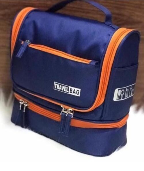 Double Decker Multipurpose Toiletry Travel Bag