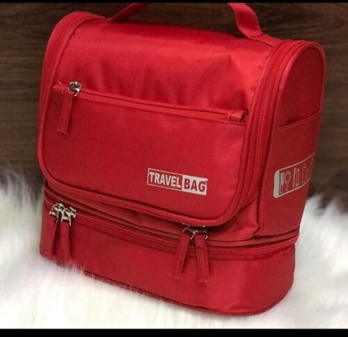 Double Layer Multipurpose Toiletry Cosmetic Travel Bag