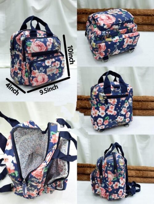 Modern Stylish Cath Kidson 3 in 1 Floral Bag - Handbag / Sling / Backpack