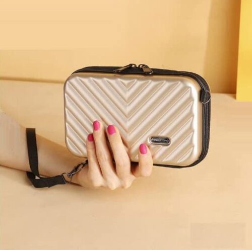Mini Suitcase Hardcase Clutch Sling Bag