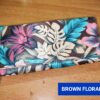 Flower Printed Satin Wallet